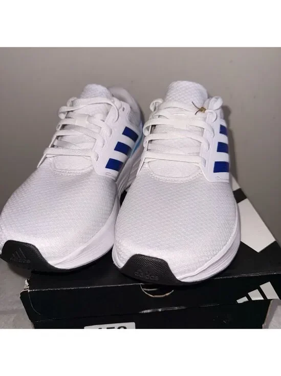 Adidas Galaxy 6 M Running Shoes White/Blue - Men’s 8.5 - New in Box - Picture 2 of 9